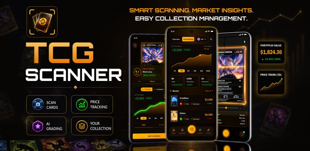 TCG Scanner: Track Card Value banner